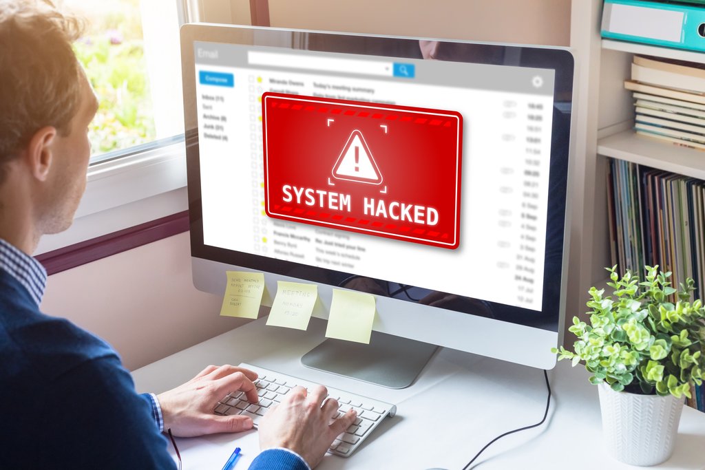 Hackerangriff durch Schadsoftware - Symbolbild